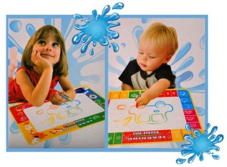 Kolorowa mata wodna z pisakiem