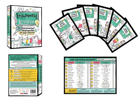 Eksperymentuj z dzieckiem - karty edukacyjne