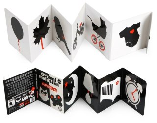 Harmonijka - kontrastowa książeczka dla niemowlaków