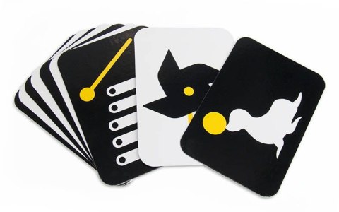 Kontrastowe karty dla niemowlaków 0+