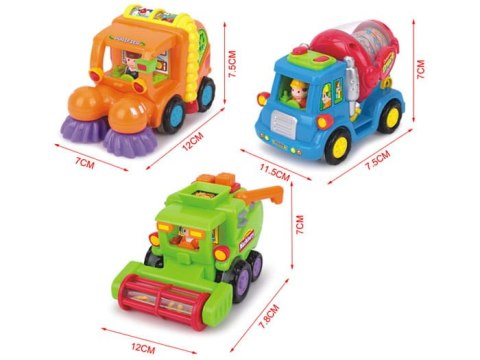 Autko betoniarka, zamiatarka, kombajn na napęd