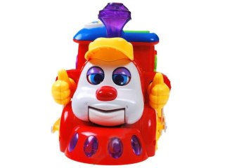 Interaktywna Lokomotywa + kolorowe klocki SORTER