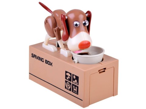 Interaktywna Skarbonka PIESEK zjada monety