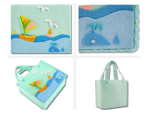 Torebka, kuferek do samodzielnego uszycia