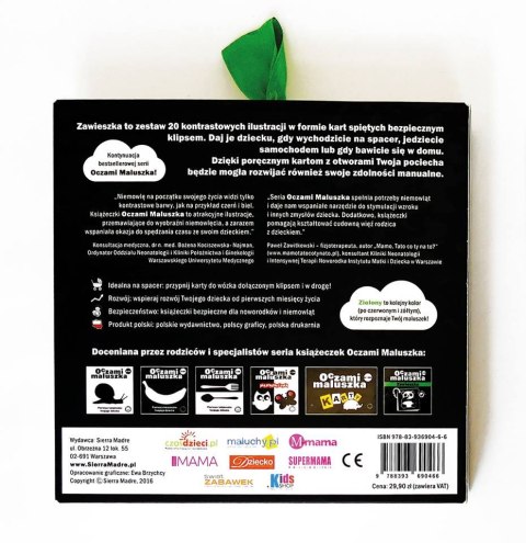 Zawieszka - Kontrastowe karty dla niemowlaków 0+