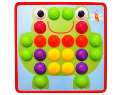 Kreatywna UKŁADANKA PINEZKI kolorowy obrazek