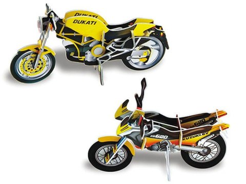 Puzzle przestrzenne 3D - motor, motory