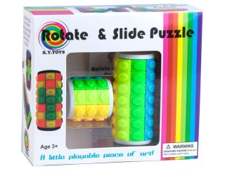 Gra UKŁADANKA OBROTOWY KUBEK kolorowe puzzle