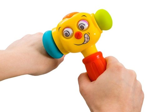 Kolorowy MŁOTEK zabawka interaktywna