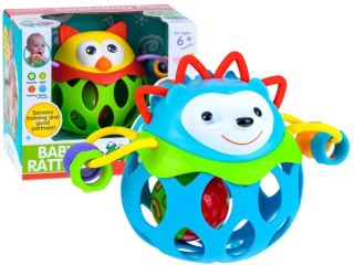 Ażurowa miękka Grzechotka GRYZAK do raczkowania