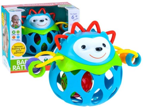 Ażurowa miękka Grzechotka GRYZAK do raczkowania