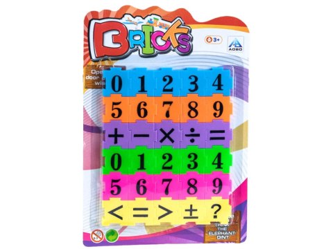 CYFRY tabliczka mnożenia - edukacyjna układanka