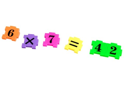 CYFRY tabliczka mnożenia - edukacyjna układanka