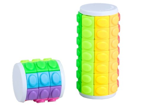 Gra UKŁADANKA OBROTOWY KUBEK kolorowe puzzle