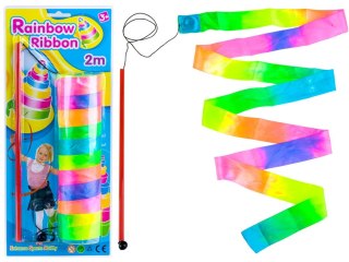 Tęczowa SZARFA wstążka gimnastyczna