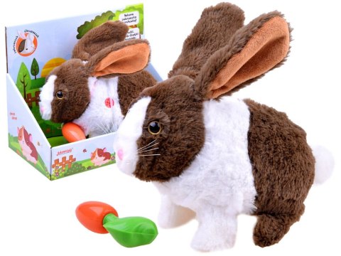 Interaktywny KRÓLIK zwierzaczek - chrupaczek