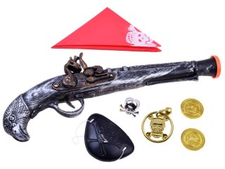Pistolet dla pirata do zabawy + akcesoria PIRAT