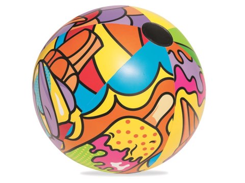 Kolorowa dmuchana piłka plażowa 91cm Bestway 31044