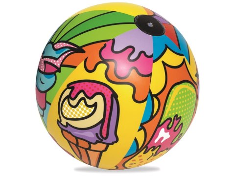 Kolorowa dmuchana piłka plażowa 91cm Bestway 31044
