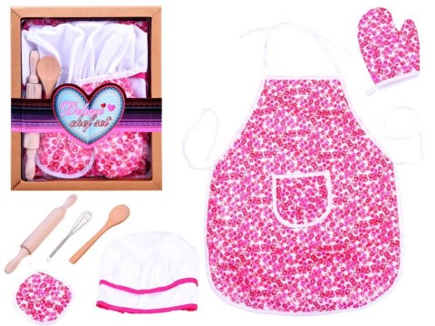 KUCHARKA - FARTUSZEK czapka wałek