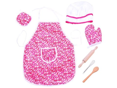 KUCHARKA - FARTUSZEK czapka wałek