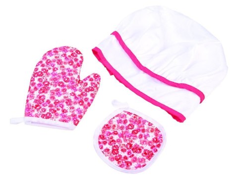 KUCHARKA - FARTUSZEK czapka wałek