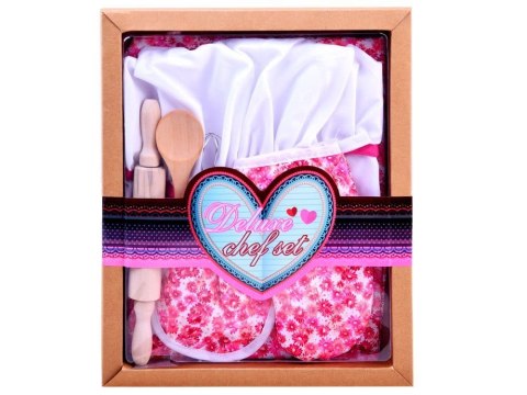 KUCHARKA - FARTUSZEK czapka wałek