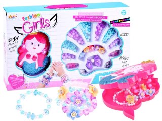 Zestaw kreatywny - SZKATUŁKA, biżuteria KORALIKI