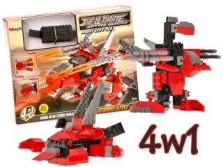 Klocki konstrukcyjne 4w1 dino