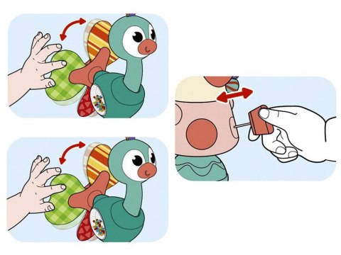 Magiczna GRZECHOTKA na przyssawce