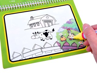 Wodna KOLOROWANKA z pisakiem zwierzęta