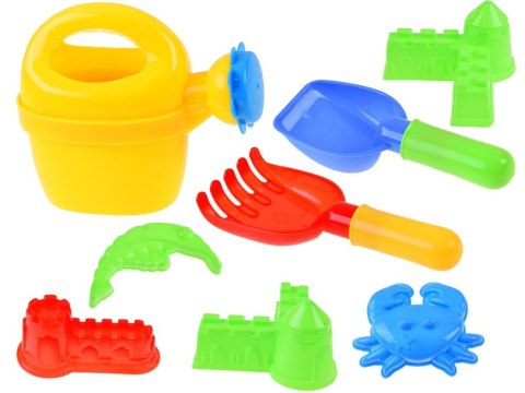 Wózek do piaskownicy foremki grabki konewka