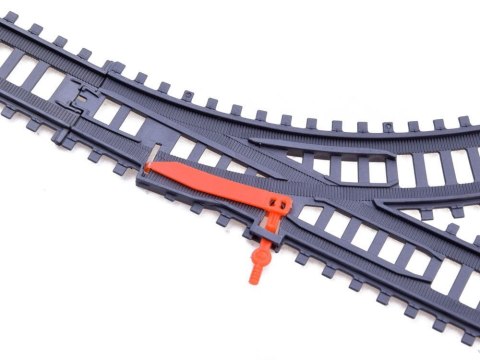 Pociąg pasażerski z wagonami - super kolejka