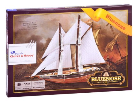 Statek żaglowiec BLUENOSE - puzzle 3D