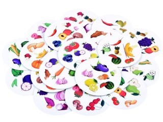 Gra na refleks - znajdź parę - owoce i warzywa