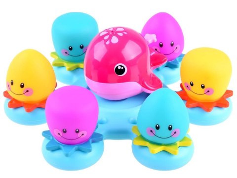 Wieloryb i ośmiorniczki - zabawka do kąpieli