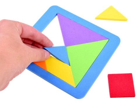 Puzzle piankowe układanka logiczna tangram