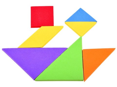 Puzzle piankowe układanka logiczna tangram