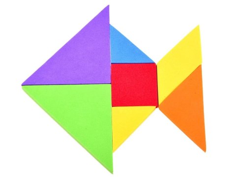 Puzzle piankowe układanka logiczna tangram