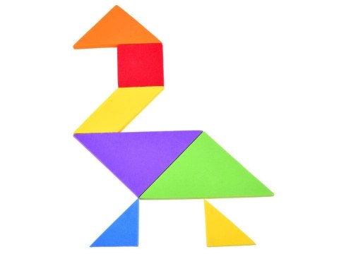 Puzzle piankowe układanka logiczna tangram