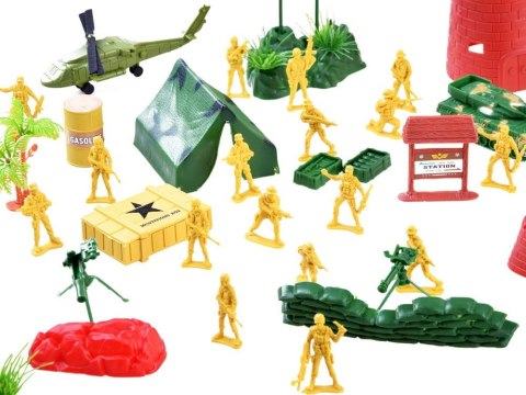 Zestaw militarny żołnierzyki - wojsko
