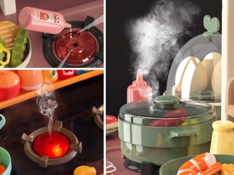 Duża Kuchnia 65-elem. światło, dźwięk i para