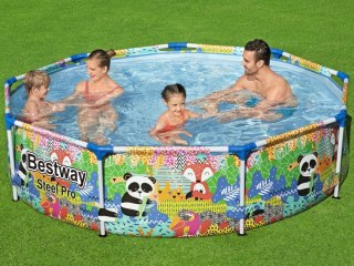 Kolorowy basen stelażowy 274x66cm Bestway 5612F