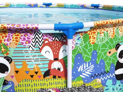 Kolorowy basen stelażowy 274x66cm Bestway 5612F
