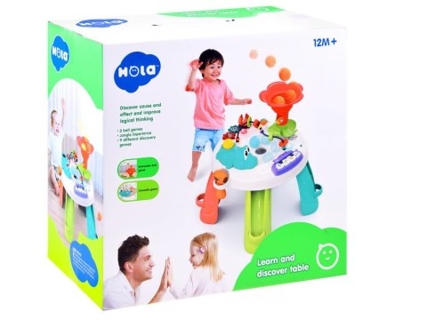 Stolik interaktywny, pianinko, kolorowe kulki