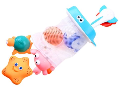 Zabawki do kąpieli STATEK organizer kubeczki