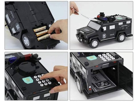 Autko Policja Skarbonka Bankomat Sejf