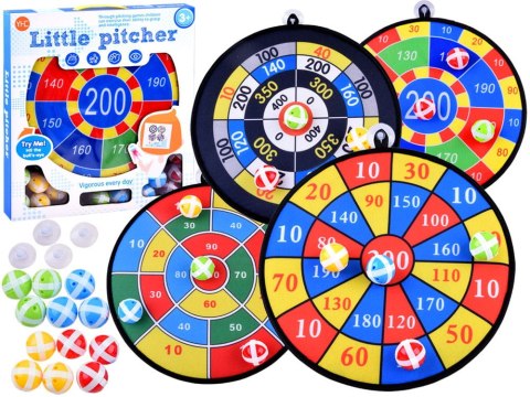 DART Tarcza komplet 4 szt gra piłki na rzepy