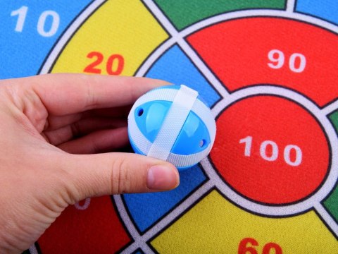 DART Tarcza komplet 4 szt gra piłki na rzepy