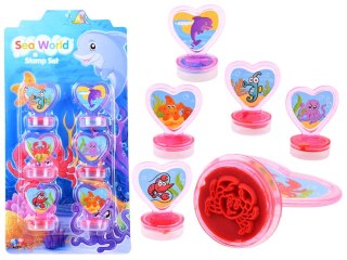 PIECZĄTKI - zwierzątka morskie - stempelki 6 sztuk